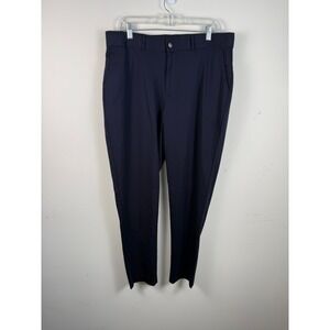 State and Liberty Navy Blue Stretch Dress Pants Mens 36x31 Performance Trousers